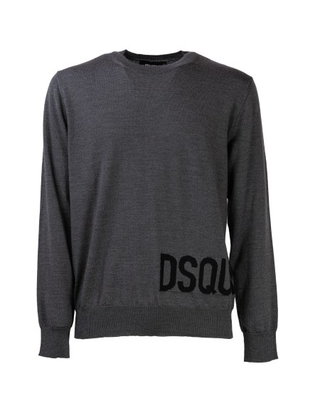 Shop DSQUARED2  Pull: Dsquared2 maglione girocollo in lana.
Vestibilità regolare.
Maniche lunghe.
Bordi a costine.
Composizione: 100% Lana.
Fabbricato in Italia.. HA1377 S18332-966